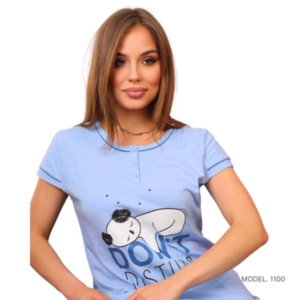 Women’s home wear R 1100 half long cotton night shirt
