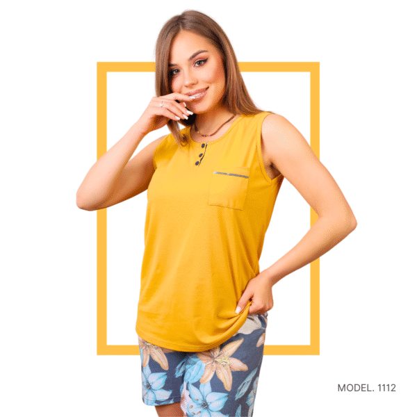 Women’s home wear Set PS 1112 soft short and a short-sleeve shirt