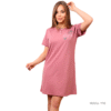 Women’s home wear R 1116 half long cotton night shirt