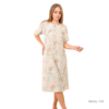 Women’s home wear R 1121 half long cotton night shirt