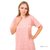 Women’s home wear R 1122 half long cotton night shirt