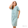Women’s home wear R 1123 half long cotton night shirt