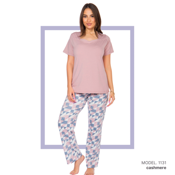 Women’s home wear Set PL 1131 soft pants and a short-sleeve shirt