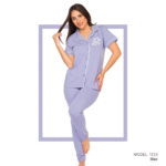 Women’s home wear Set PL 1133 soft pants and a short-sleeve shirt ROSE