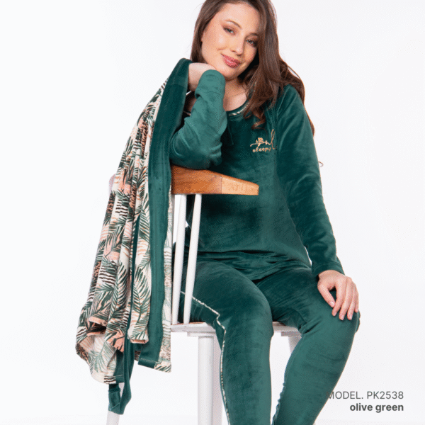 Women’s home wear Set PK 2538 - Black Shadow