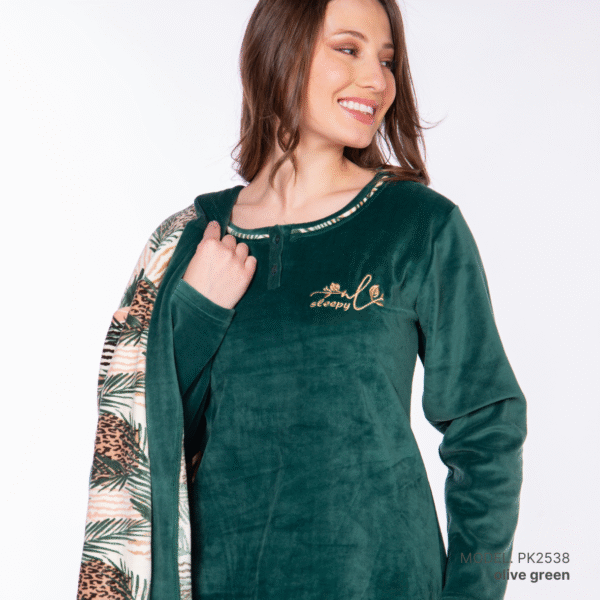 Women’s home wear Set PK 2538 - Black Shadow