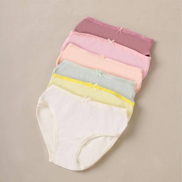 Girls’ Underwear Slips – 3 Pieces, Ages 4–14