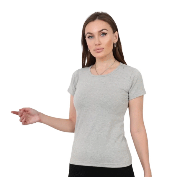 Buy 2 Get 1 Free Round neck short sleeves top