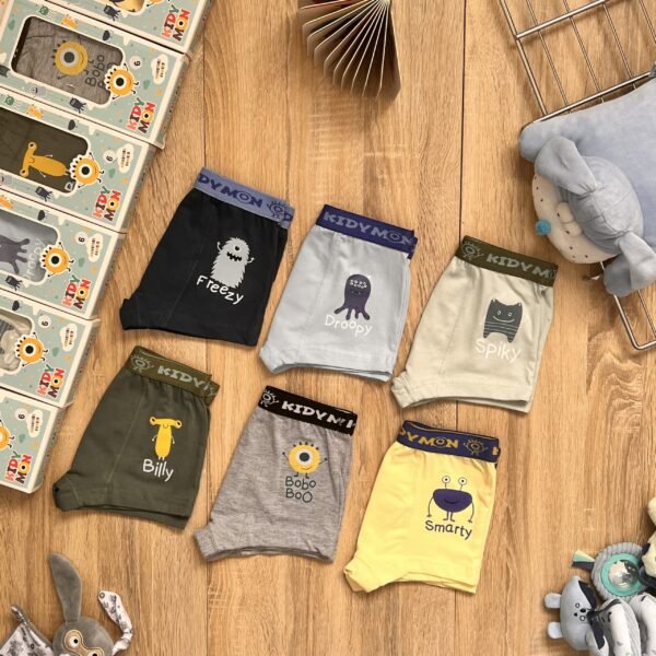 Boys’ Underwear Boxers – 2 Pieces, Ages 4–14