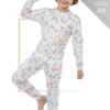 Kids printed cotton thermal underwear set – G350
