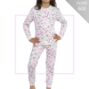 Kids printed cotton thermal underwear set – G350