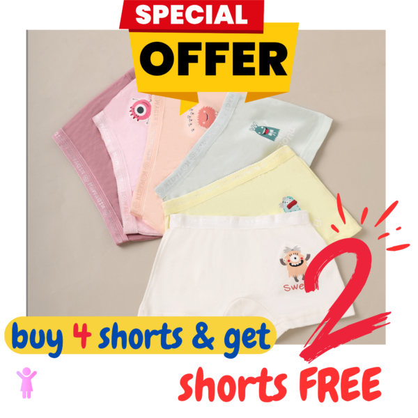 Buy 4 Hot short & Get 2 Free