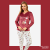 Women’s home wear Set PL 2522 - BURGUNDY