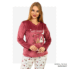 Women’s home wear Set PL 2522 - BURGUNDY