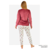 Women’s home wear Set PL 2522 - BURGUNDY