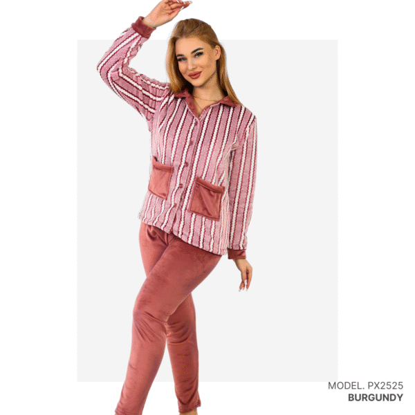 Women’s home wear Set PX 2525 - Burgundy