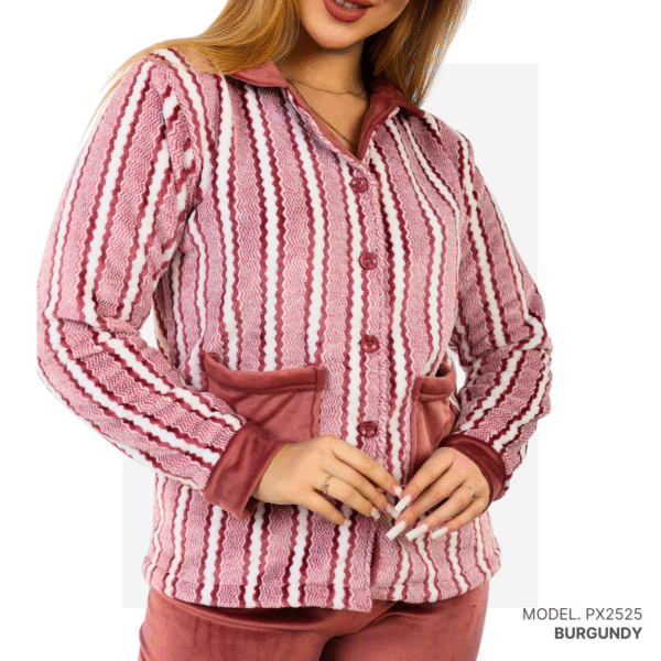 Women’s home wear Set PX 2525 - Burgundy