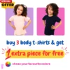 Short Sleeve Colored Shirt Buy 3 Get 1 Free