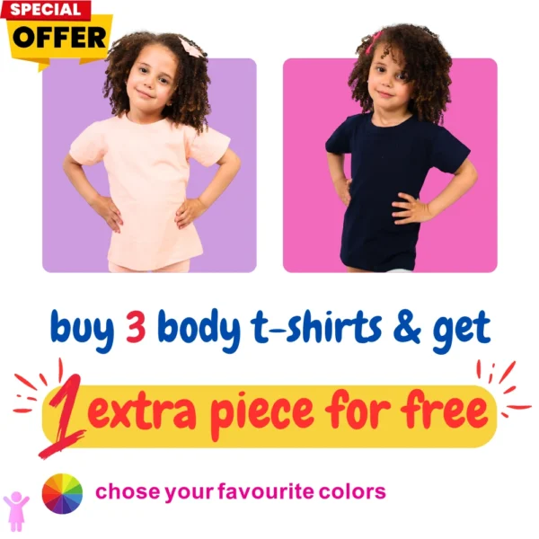 Short Sleeve Colored Shirt Buy 3 Get 1 Free