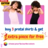Protal Colored Shirt Buy 3 Get 1 Free