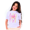 Cocotama Girls- Spacetoon -Cotton- white- Over sized t-shirt