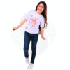 Cocotama Girls- Spacetoon -Cotton- white- Over sized t-shirt