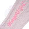 Hayati Girl 2 pcs set - Spacetoon cotton outwear set - white t-shirt with grey wide legs pants