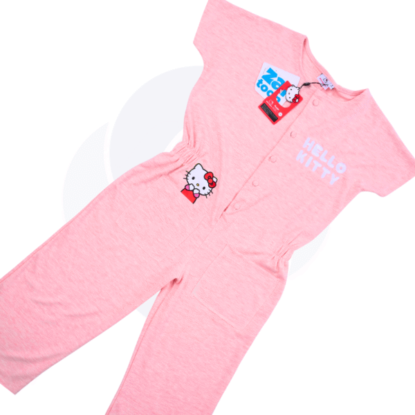 Hello Kitty Girls -cotton jumpsuit- light pink