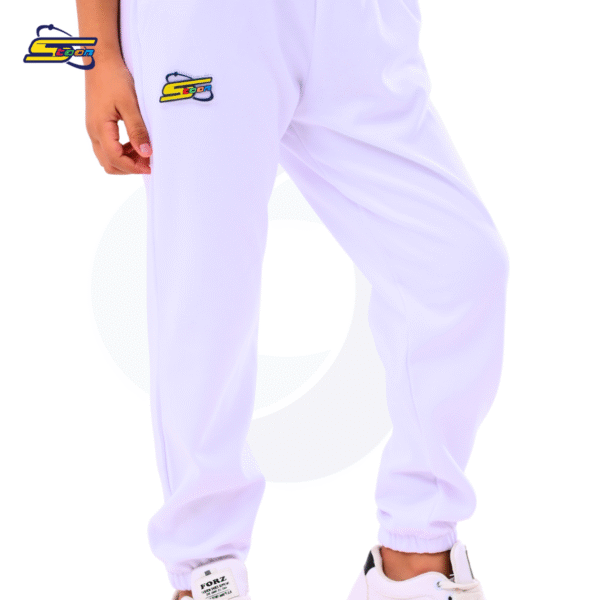 cotton Sweat Unisex - Spacetoon- pants-white