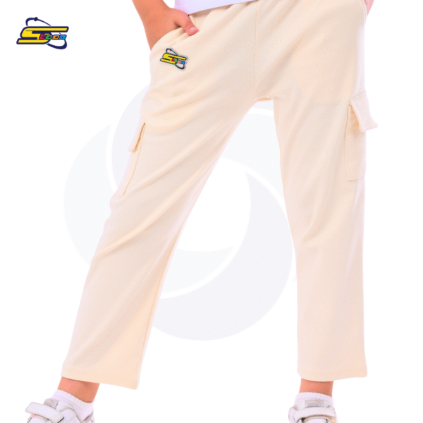 Wide Leg Cargo Unisex - Spacetoon-Cotton - Beig
