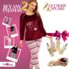 Women’s home wear Set PL 2523 - BURGUNDY