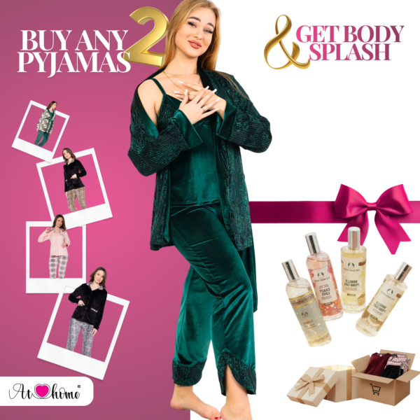 Women’s home wear Set PS 2536 - Olive Green