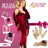 Women’s home wear Set PS 2536 - BURGUNDY
