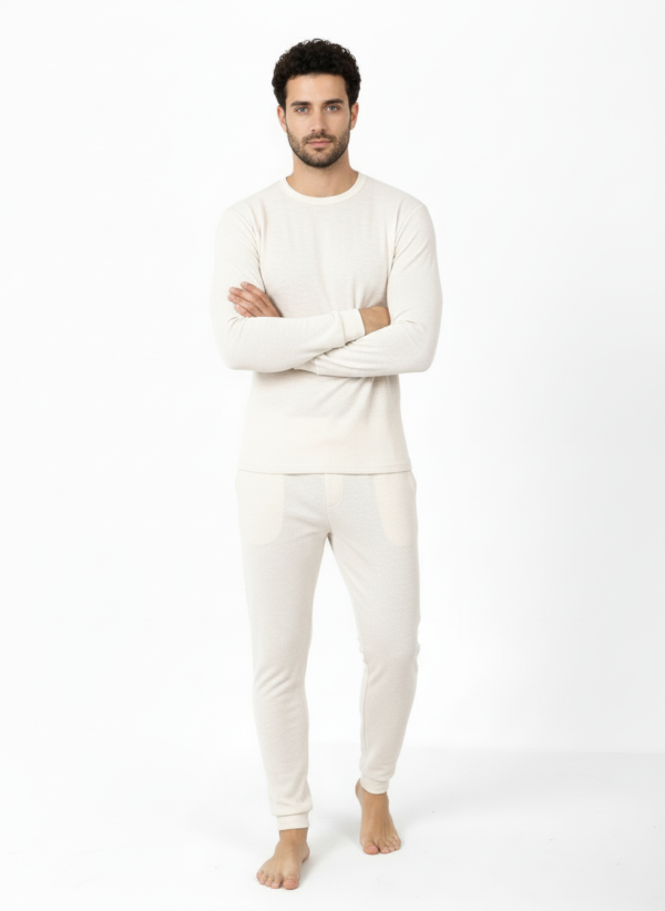 Men thermal set / Off white