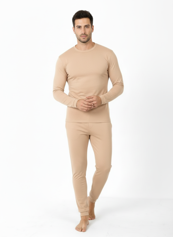 Men thermal set / Beige
