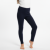 Girls winter wool leggings - knit wear - Dark blue