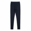 Girls winter wool leggings - knit wear - Dark blue