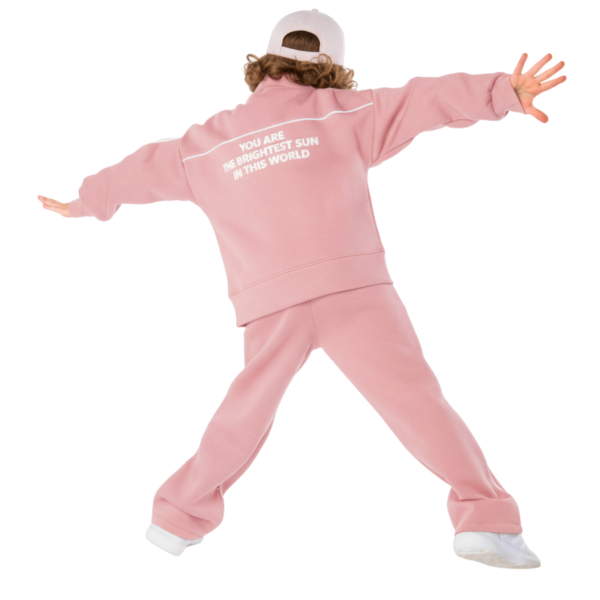 Kids Unisex tracksuit Set (2 pcs) – a zip-up jacket and matching pants - Cashmere