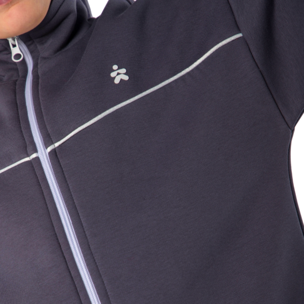 Kids Unisex tracksuit Set (2 pcs) – a zip-up jacket and matching pants - Steel Grey