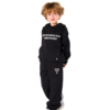 Kids Unisex tracksuit Set (2 pcs) – hooded sweatshirt and matching pants - Black