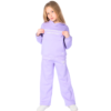 Kids Unisex tracksuit Set (2 pcs) – hooded sweatshirt and matching pants - Mauve