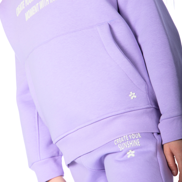 Kids Unisex tracksuit Set (2 pcs) – hooded sweatshirt and matching pants - Mauve