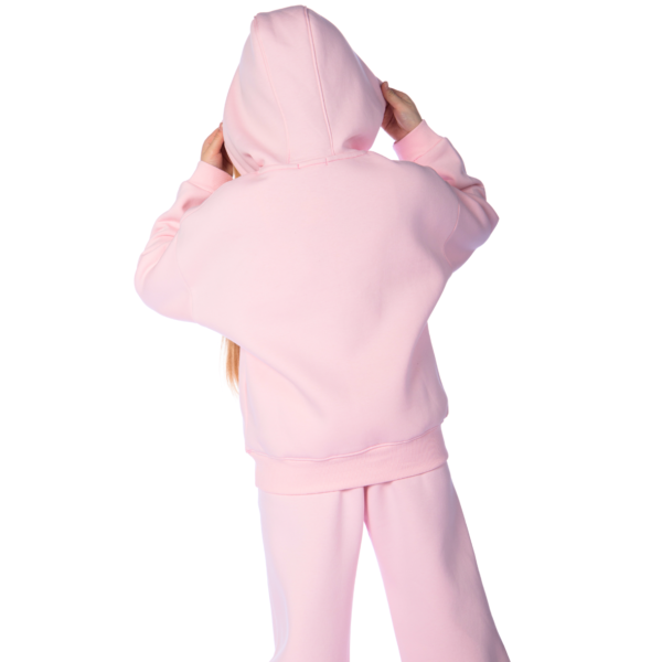 Kids Unisex tracksuit Set (2 pcs) – hooded sweatshirt and matching pants - Rose