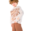 Kids Unisex tracksuit Set (2 pcs) – hooded sweatshirt and matching pants - Brown