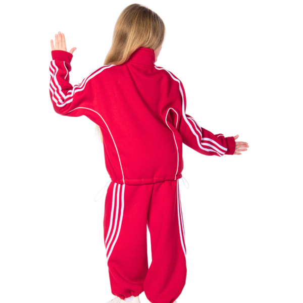 Kids Unisex tracksuit Set (2 pcs) – a sweatshirt and matching pants - RED