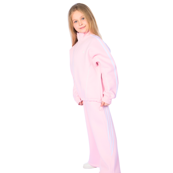 Kids Unisex tracksuit Set (2 pcs) – a sweatshirt and matching pants - PINK