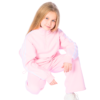 Kids Unisex tracksuit Set (2 pcs) – a sweatshirt and matching pants - PINK