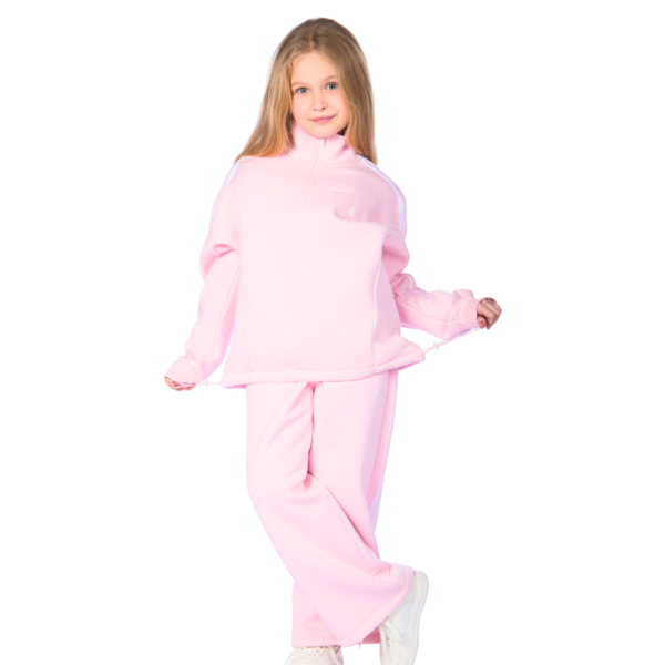 Kids Unisex tracksuit Set (2 pcs) – a sweatshirt and matching pants - PINK