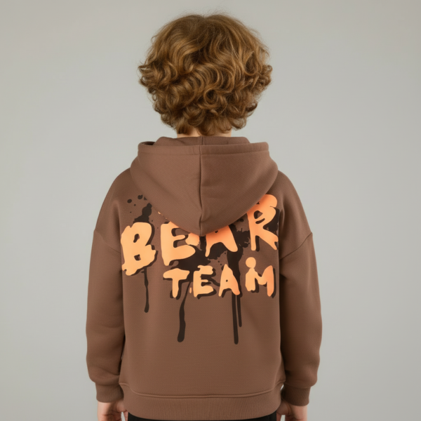 Kids Hoodie (1 piece) – Brown
