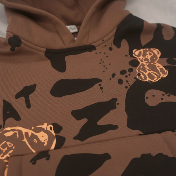 Kids Hoodie (1 piece) – Brown